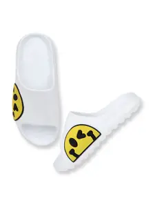 KAPYANSH Men Printed Rubber Sliders