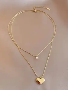 VIEN Gold-Plated Layered Necklace