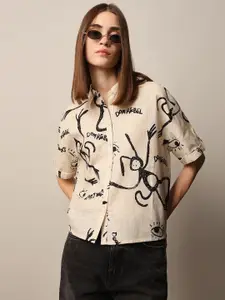 ONLY Women Opaque Printed Casual Shirt