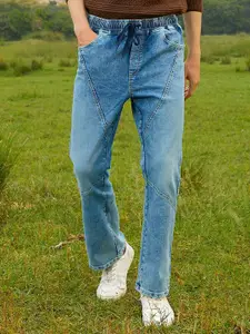 Campus Sutra Men Comfort Heavy Fade Mid-Rise Stretchable Jeans