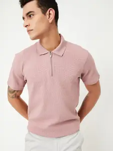 max Men Polo Collar Pockets T-shirt