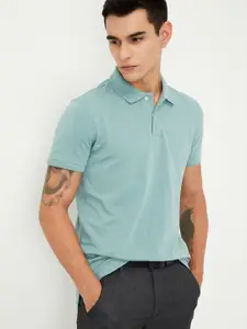 max Men Polo Collar Pockets T-shirt