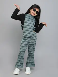 taffykids Girls Printed Top with Trousers