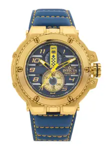 Invicta Men Dial & Leather Straps Analogue Watch 47379