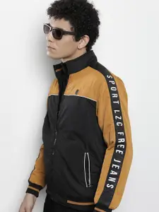 The Indian Garage Co Men Black Bomber Jacket