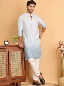 Anouk Men Paisley Printed Regular Kurta with Pyjamas