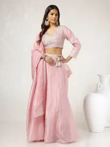 Soch Embroidered Ready to Wear Lehenga & Blouse With Dupatta