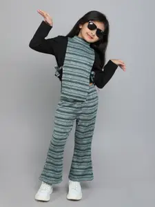 taffykids Girls Colourblocked Top with Trousers