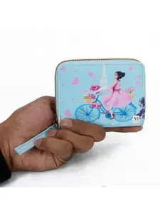 NFI essentials Women Printed PU Zip Around Wallet