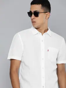 Levis Slim Fit Linen-Cotton Casual Shirt