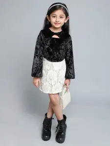 taffykids Girls Top with Skirt