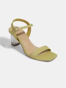 LEMON & PEPPER Women Party Block Sandals