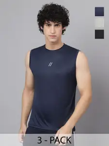 ATICX Men Brand Logo 3 Slim Fit T-shirt