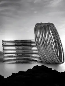 Sangria Set Of 36 Oxidized Bangles