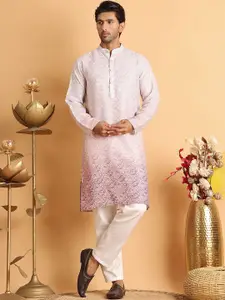 Anouk Men Paisley Printed Regular Kurta with Pyjamas