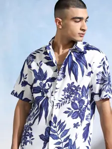 HIGHLANDER Men Floral Opaque Printed Casual Shirt