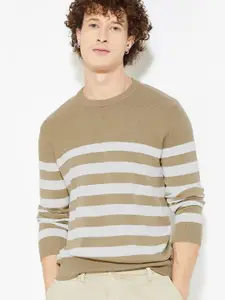 MAX URB_N Men Striped Sweater