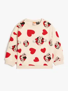 Koton Girls Printed Sweatshirt