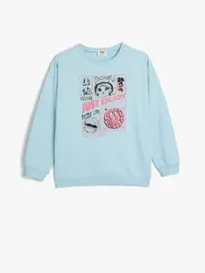 Koton Girls Printed Sweatshirt