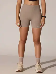 Cava Beige Seamless Booty Shorts