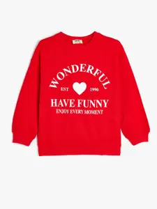 Koton Girls Printed Sweatshirt