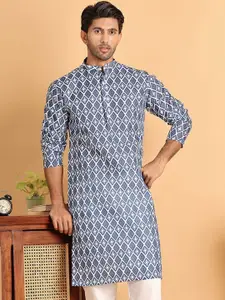 Anouk Men Geometric Printed Kurta