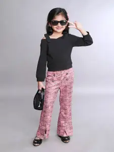 taffykids Girls Top with Palazzos
