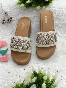 Kiana House Of Fashion Women Embellished Wedge Heel Sandals