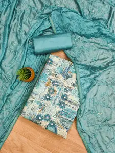 KALINI Printed Unstitched Dress Material