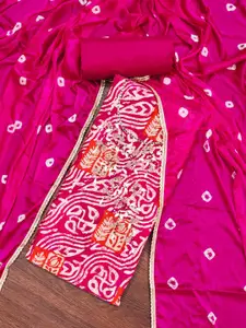 KIMISHA Embellished Unstitched Dress Material