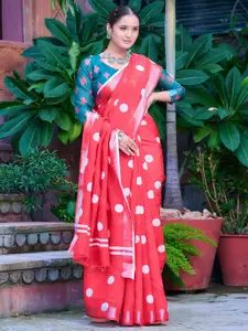 Anouk Polka Dot Saree