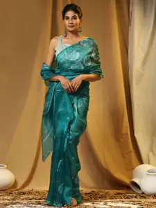 Anouk Ethnic Motifs Organza Saree