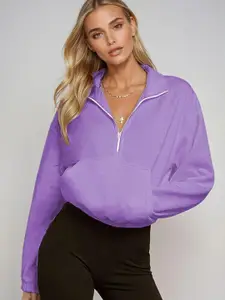 Kotty Women High Neck Pullover Sweatshirt