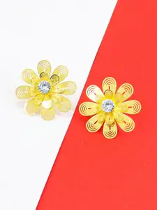 VAGHBHATT Floral Studs Earrings