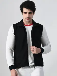 BAESD Men Fleece Lightweight Open Front Jacket