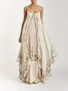 bebe Floral Print Maxi Dress