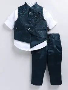 LITTLE COLLARS Boys Shirt with Trousers