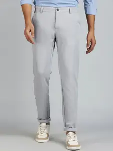 JADE BLUE Men Slim Fit Trousers