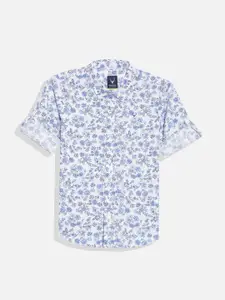 Allen Solly Junior Boys Slim Fit Floral Opaque Printed Casual Shirt