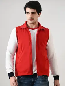 BAESD Men Fleece Lightweight Open Front Jacket