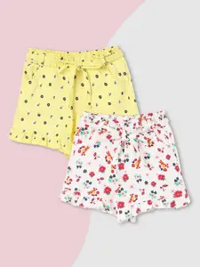 Max Girls Pack of 2 Printed Shorts