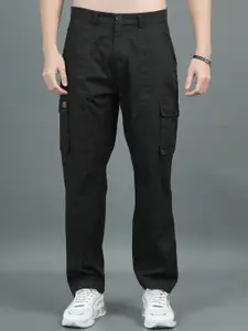 PAUL STREET Men Relaxed Loose Fit Cargos Trousers
