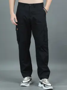 PAUL STREET Men Relaxed Loose Fit Cargos Trousers