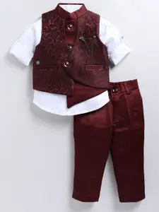 LITTLE COLLARS Boys Shirt with Trousers