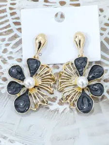 KRENOZ Floral Drop Earrings