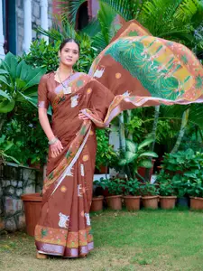 Anouk Kalamkari Printed Saree