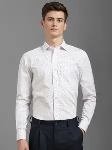 Louis Philippe Men Classic Opaque Printed Formal Shirt