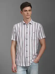 Louis Philippe Jeans Men Slim Fit Opaque Striped Casual Shirt