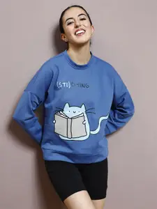 Athena Women Graphic  Printed Sweatshirt