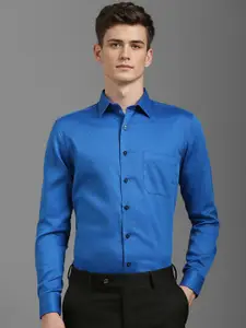 Louis Philippe Men Slim Fit Opaque Formal Shirt